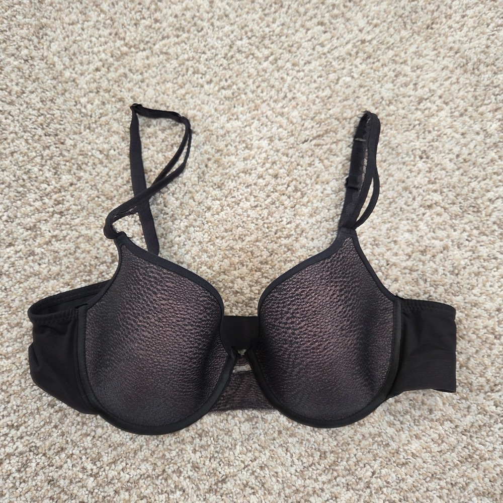 CHANTELLE INTIMATES 2276 GALUCHAT T-SHIRT BRA IN Black SIZE 36B